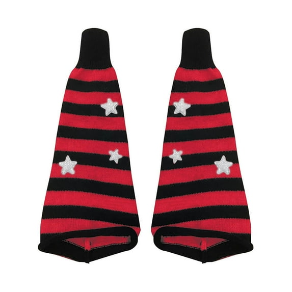 Ociviesr Women's Classic Five Pointed Star Pattern Knee Length Warm Socks For Autumn And Winter Choice For Fashionable Women Cycling Leg Warmers Men Thermal plus Size Leg Warmers 1980s