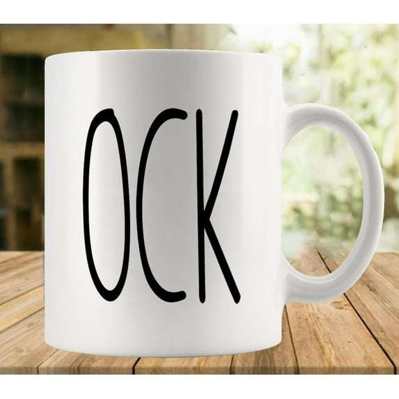 Ock Coffee Mug - Birthday Valentines Couples Coffee Mugs Funny Friend Cute Lovers Gifts 11oz Tea Cup for Women and Men
