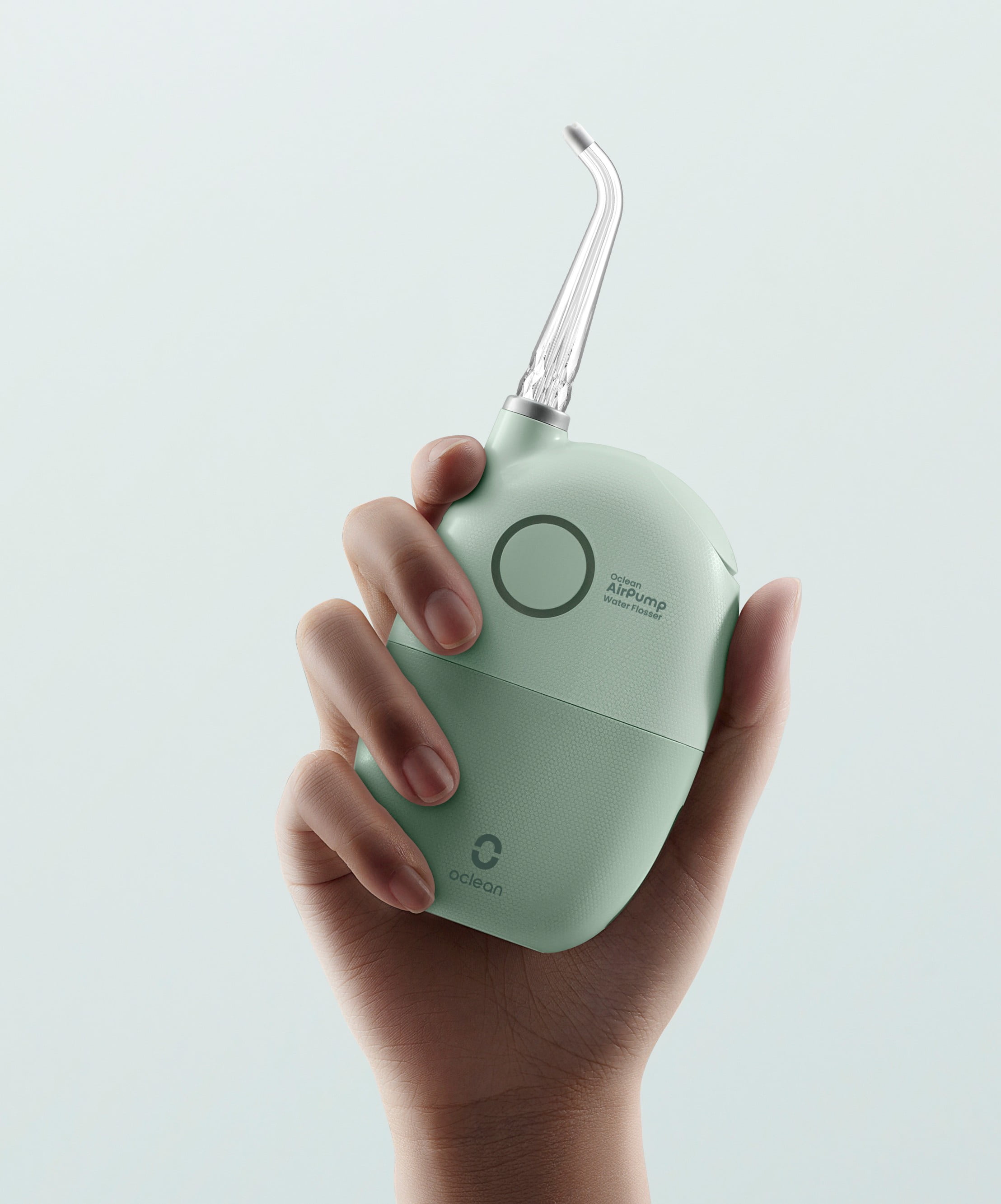 Oclean A10 Water Flosser for Teeth, Cordless Portable Electric Flossing Cleaner Rechargeable, Air and Water Pump, Orthodontic, Dental Hygiene, Green