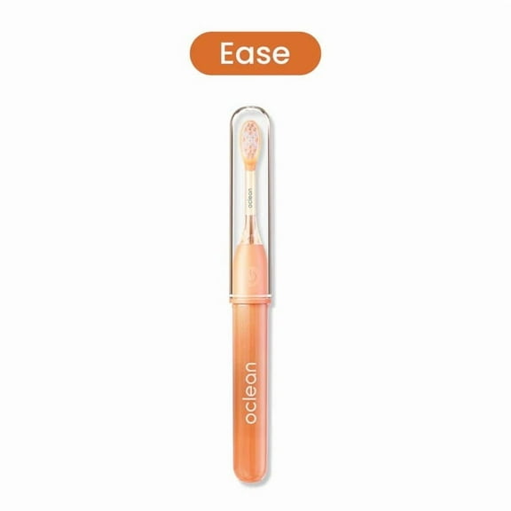 Oclean Ease Rechargeable Portable Electric Toothbrush with cover Orange