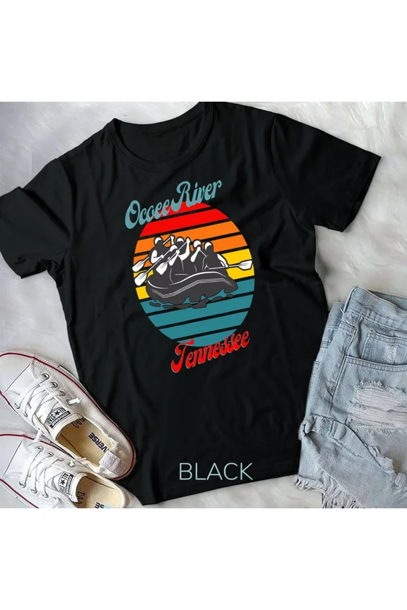 Ocoee River White Water Rafting Canoeing Unisex Tshirt