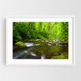 thumbnail image 1 of Oconaluftee River Cascades 01 - North Carolina Photography White Framed Wall Art Print 12 x 18 inches, 1 of 1