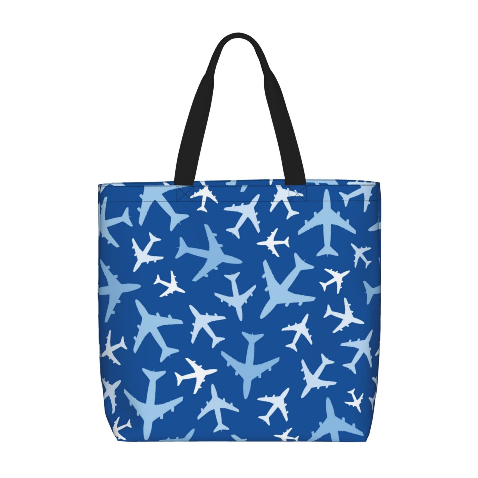 Ocsxa Airplanes In The Sky Tote Bag For Women,Tote Bag With Zipper ...