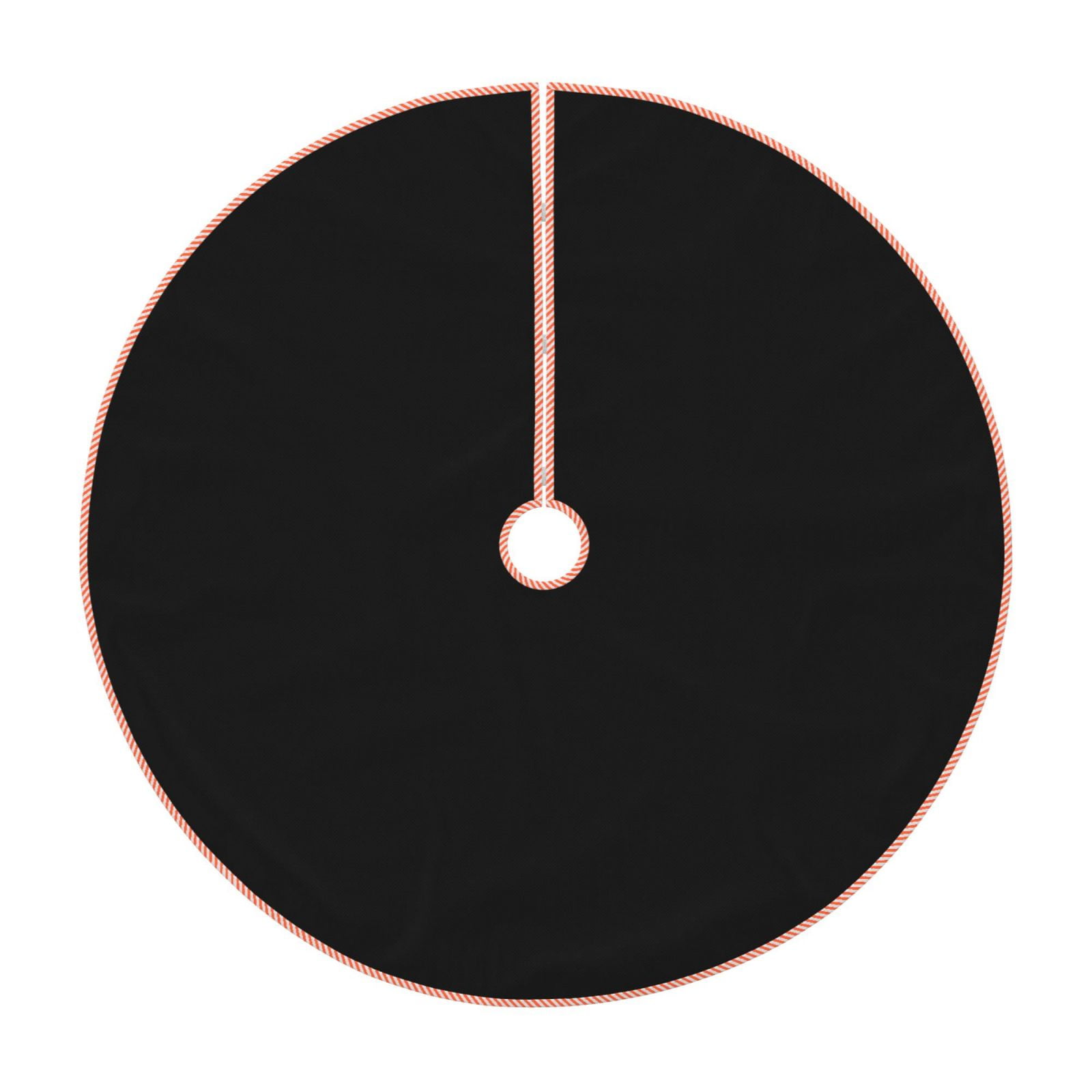 Ocsxa Black Christmas Tree Skirt 36" Snowman Xmas Tree Skirt Farmhouse