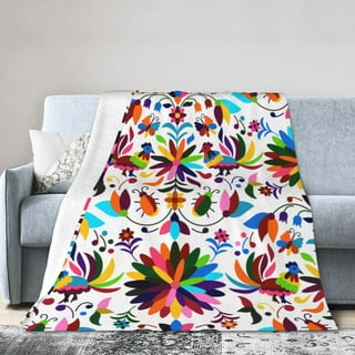 Mexican embroidered blanket hotsell