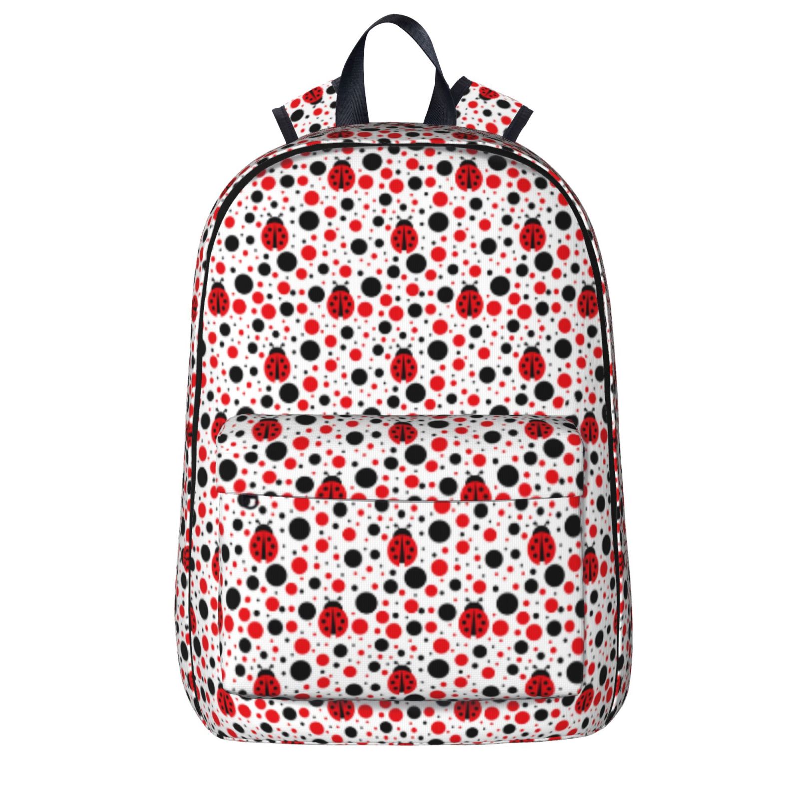 Custom Ladybug Preschool Backpack - Personalized Kids Backpack With Name, 12x10x4 Inch