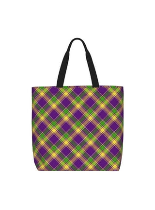Plaid Tote Bags