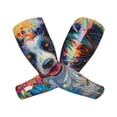 thumbnail image 1 of Ocsxa Oil Painting Sunflower Puppy Print Unisex UV Sun Protection Arm Sleeves,UPF 50 Cooling Sports Sleeve Compressio Golf Basketball Arm Sleeves Cycling Sleeves 1 Pair, 1 of 7