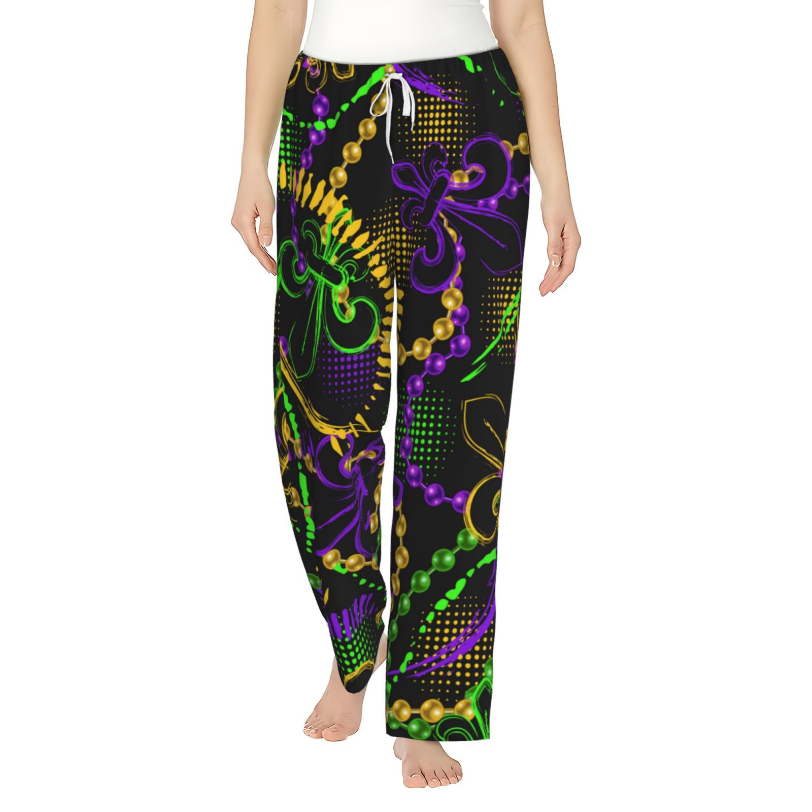 mardi gras pajama pants