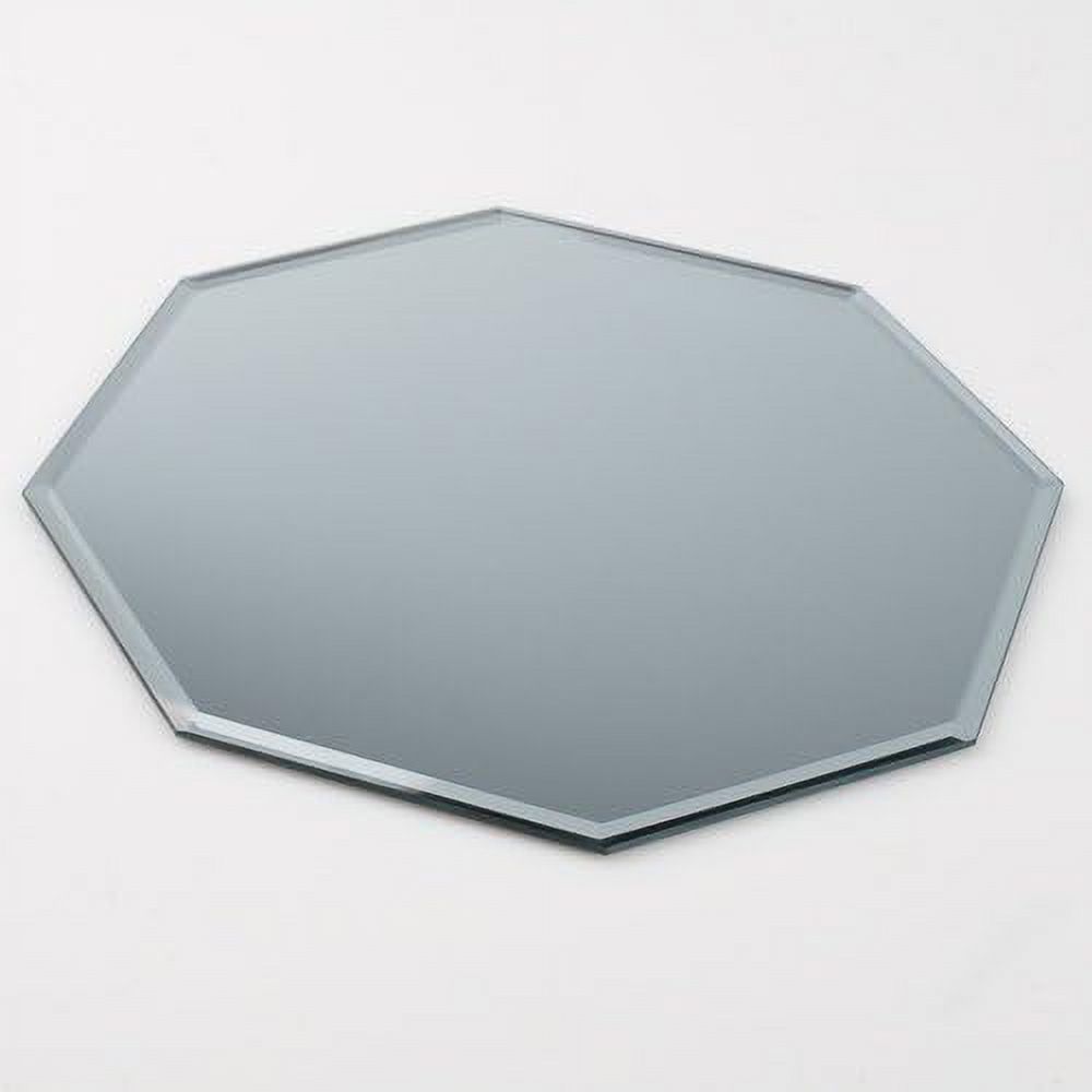 Octagon Beveled Centerpiece Table Mirror Set Of 10