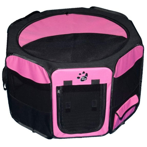 Octagon Pet Pen with Removable Top