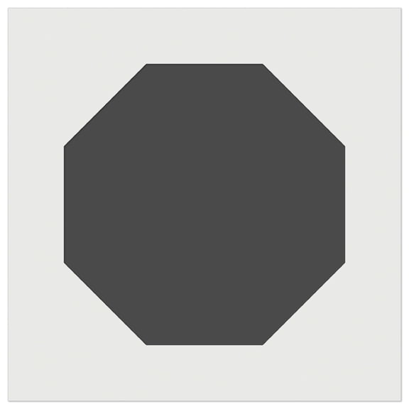 Octagon Solid DIY Cookie Wall Craft Stencil - 5.5 Inch