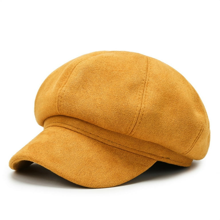 Octagonal Cap Women Casual Wool Hat British Retro Beret Hats Walmart