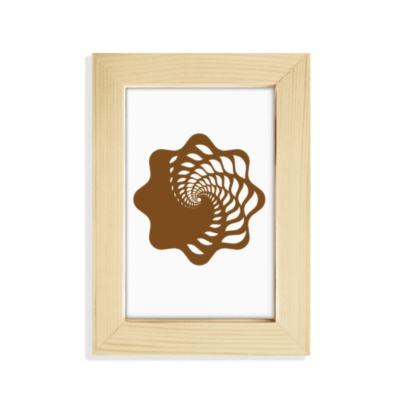 Octagonal Circular Infinite Hollowing Desktop Display Photo Frame Picture Art Painting 5x7 inch