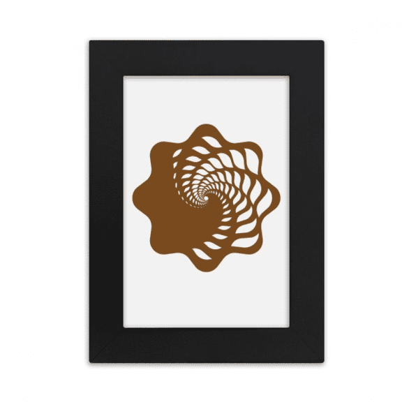 Octagonal Circular Infinite Hollowing Desktop Photo Frame Picture Display Art Painting Exhibit