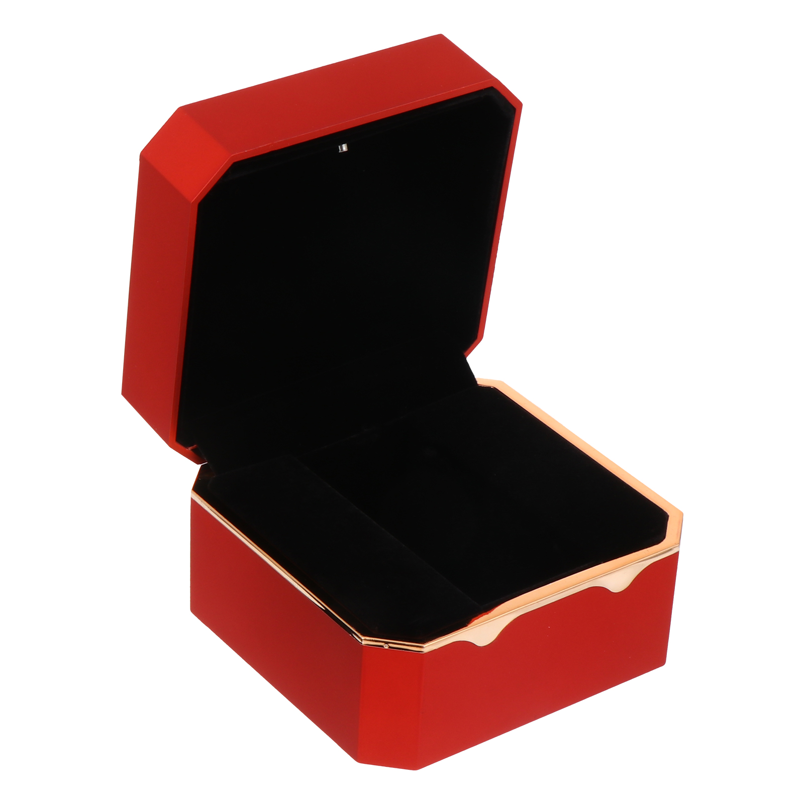 Octagonal Goldrimmed Watch Box Paint Watch Storage Box Stylish Watch