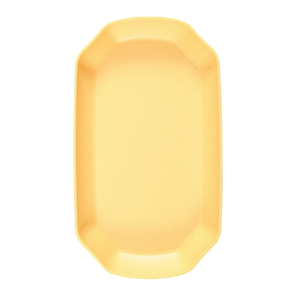 Octagonal Plastic Serving Tray - Professional-Grade Non-Slip Surface, Dishwasher Safe Food Service Tray for Restaurant, Cafeteria, and Home Use