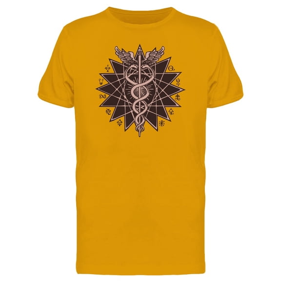 Octagonal Star Medical Symbol T-Shirt Men -Image by Shutterstock, Male Large