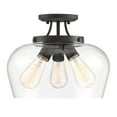 thumbnail image 1 of Octave 3-Light Ceiling Light in English Bronze, 1 of 5