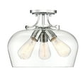 thumbnail image 1 of Savoy House Octave 3-Light Glass Ceiling Light in Polished Chrome - 6-4035-3-11, 1 of 5