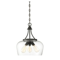 Octave 3-Light Pendant in English Bronze