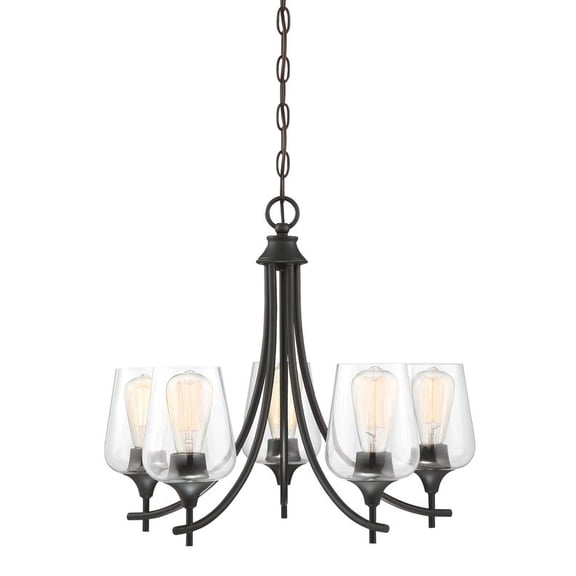 Octave 5-Light Chandelier in English Bronze