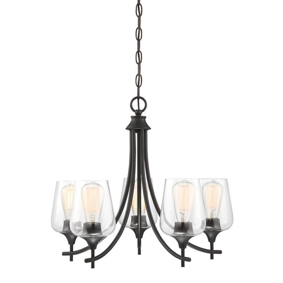 Octave 5-Light Chandelier in English Bronze