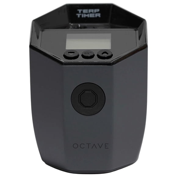 Octave Terp Timer Matt Grey with Embossed Magnetic Base Digital Display by HogoR
