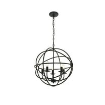 Octavia 5 light dark brown Pendant