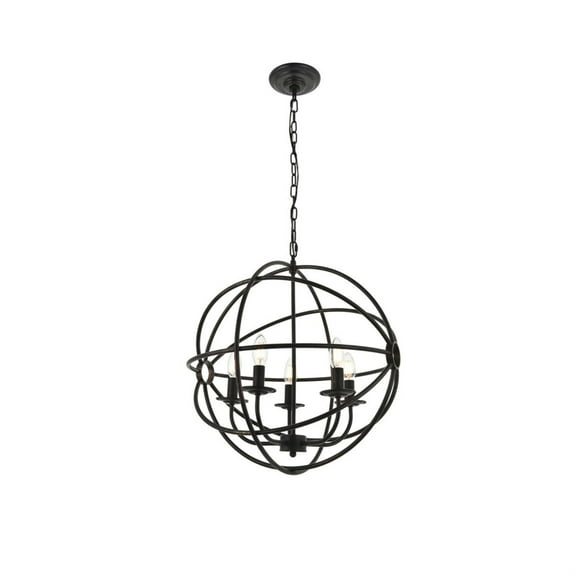 Octavia 5 light dark brown Pendant
