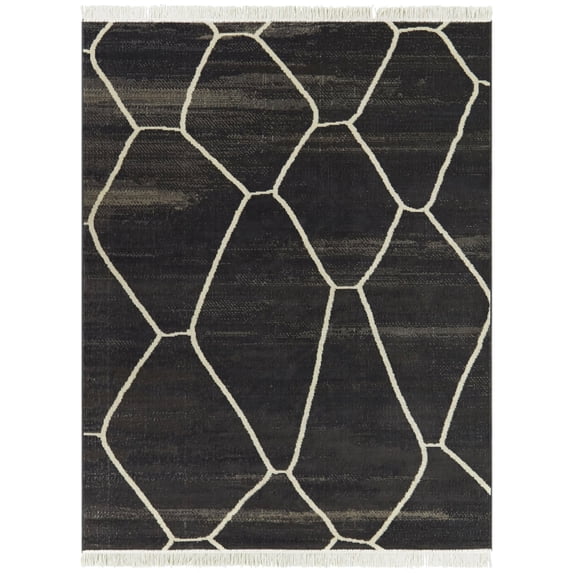 Octavio Modern Abstract Trellis Area Rug
