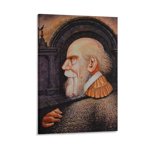 Octavio Ocampo Print Painting The Generals Family Gifts Canvas Painting Poster Wall Art Decorative Picture Prints Modern Decor 12x18inch(30x45cm)