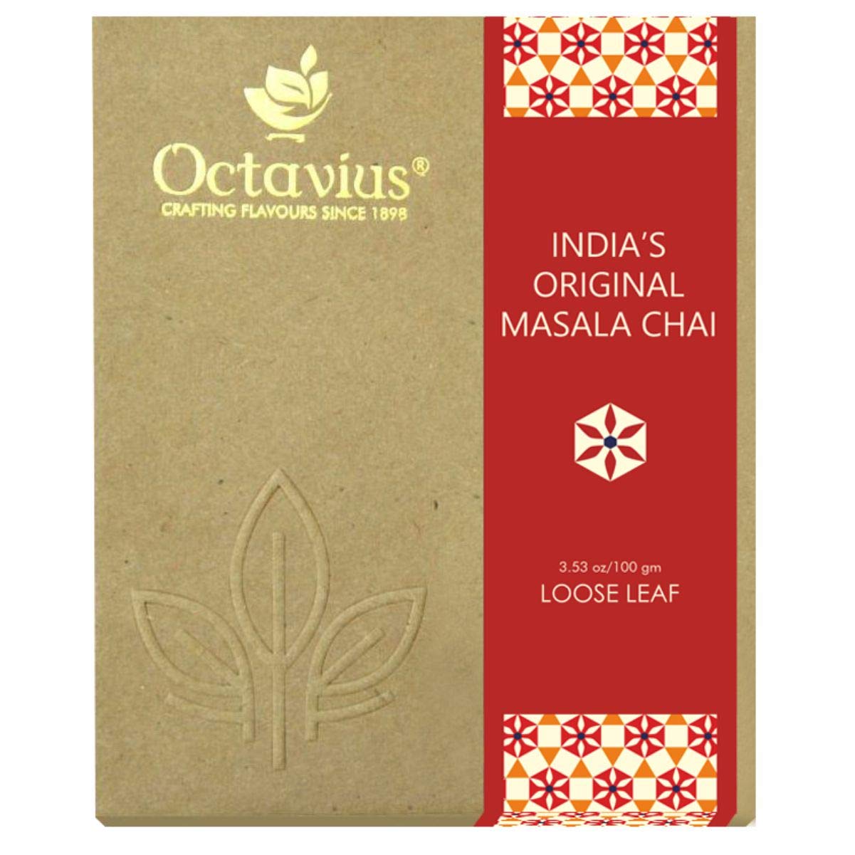 Octavius Indian Masala Chai Tea Loose Leaf 100 Gms