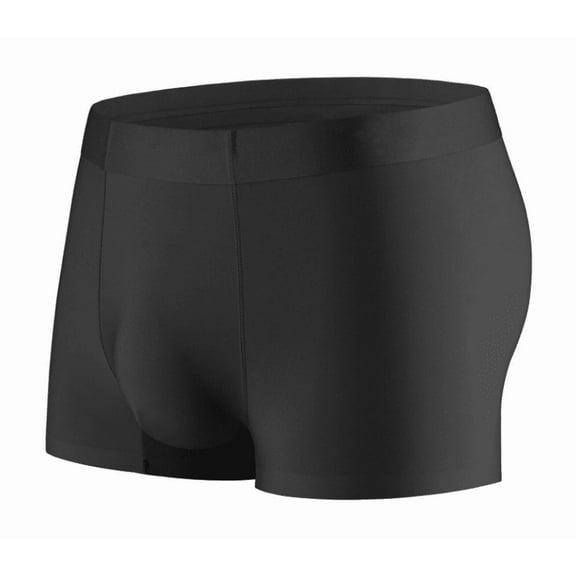 Octipa Men's Ultra-Absorbent Boxer Briefs，Octipa Mens Underwear-2XL-Black