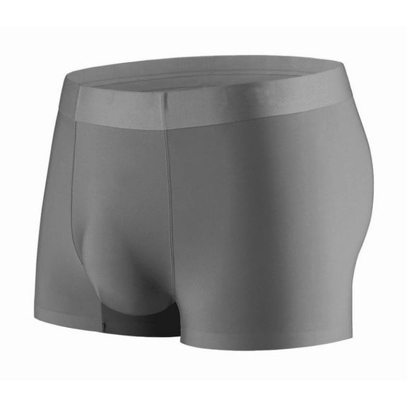 Octipa Men's Ultra-Absorbent Boxer Briefs，Octipa Mens Underwear-XL-Dark Grey