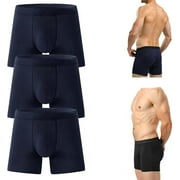 Octipa Men's Ultra-Absorbent Incontinence Boxer Briefs, Washable Reusable Leak Proof Underwear Incontinence Underwear, 4 Layers of Protection, Leakage Protection 60 Ml