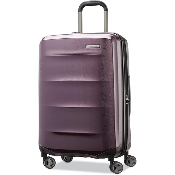 Octiv Lightweight Hardshell 24-Inch Medium Checked Luggage- Resistant, 360 Spinner Wheels, Adjustable Handle, Expandable, TSA Approved Lock -