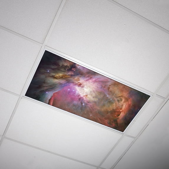 Octo Lights - Fluorescent Light Covers - 2x4 Flexible Ceiling Light Filters - For Classrooms and Offices - Astronomy 005