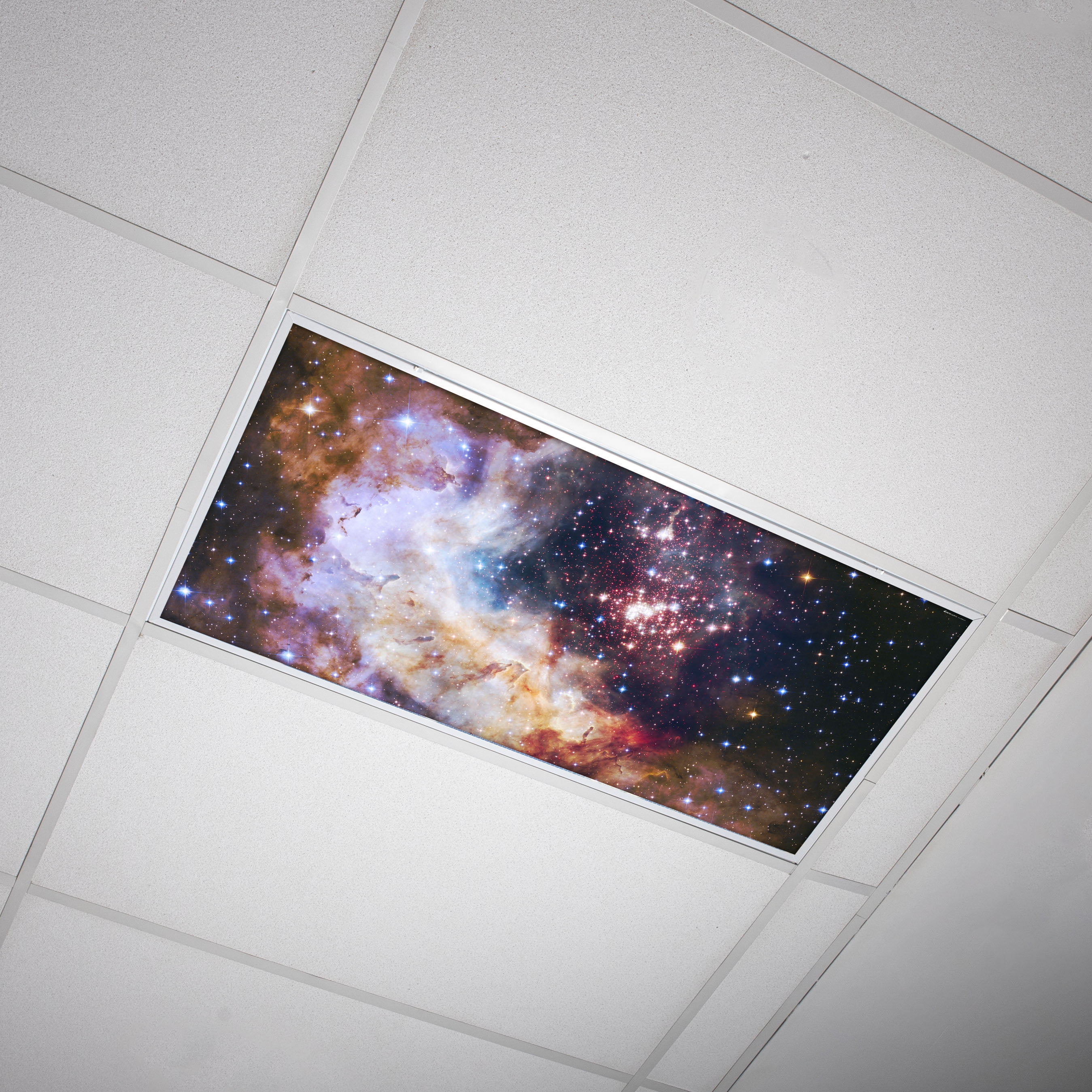Stellar Gaze 46'' Fluorescent Ceiling Light Filter - Westerlund 2 Star Cluster