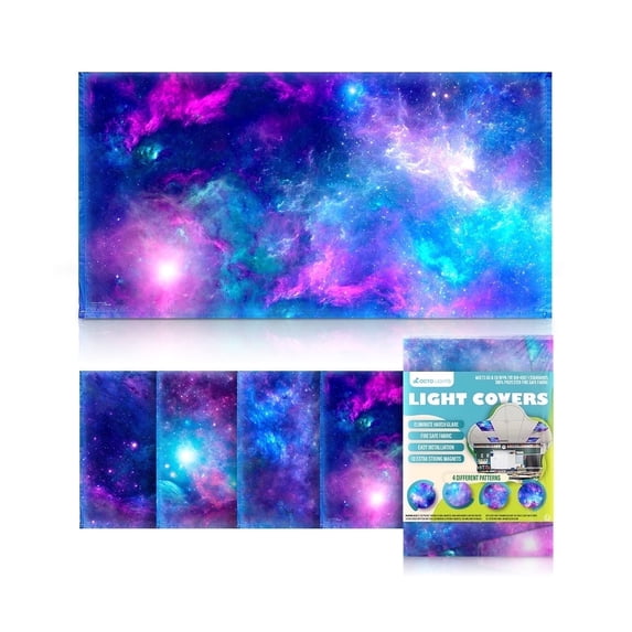 Octo Lights Fluorescent Light Covers For Ceiling Lights Magnetic - Astronomy Classroom Light Filter