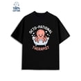 thumbnail image 1 of Octo-Therapist Tee men's 180G 100% Cotton black Fashion Unisex Shirt Printed tshirts Original Unisex Shirt Printed tshirts Vintage Unisex Shirt Graphic tshirts Vintage Unisex Shirt Printed tshirts, 1 of 7
