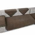 thumbnail image 1 of OctoRose Flocking Material Non-Slip Sofa and Couch Protector, Sectional Sofa Cover, Sofa Arm Covers, Removable and Adjustable Strap Under The Sofa Cushion, 1 of 4