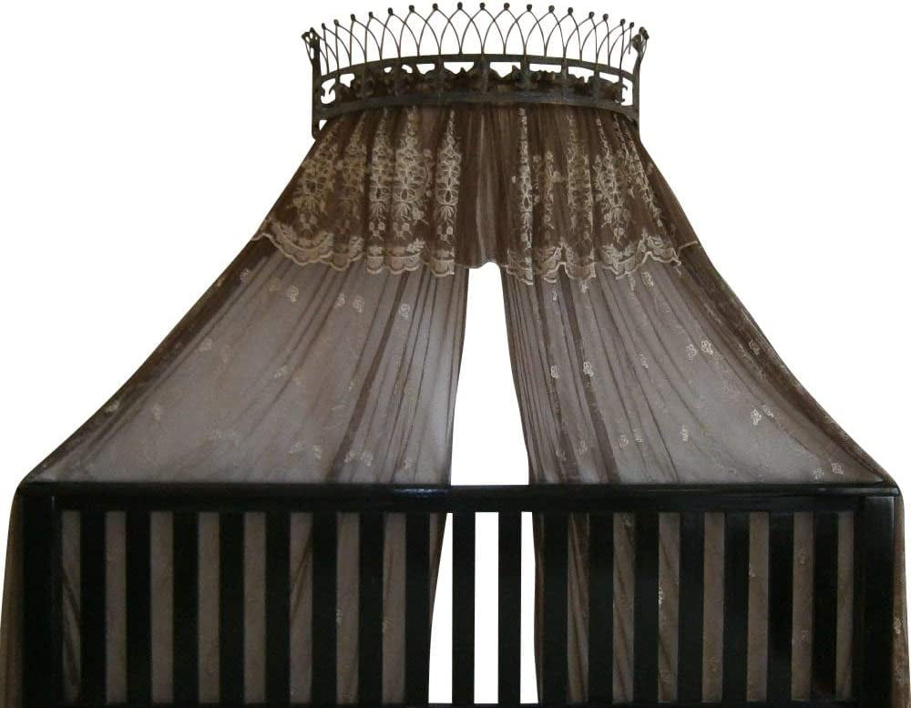 Rustic Teester OctoRose Metal Wall Teester Bed Crown Canopy - Antique Crown Wall Decor ...