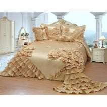OctoRose® Royalty Oversize Wedding Birthday Bedding Bedspread Comforter Set King Cal King size