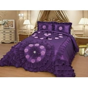 OctoRose Royalty Oversize Wedding Birthday Bedding Bedspread Comforter Set