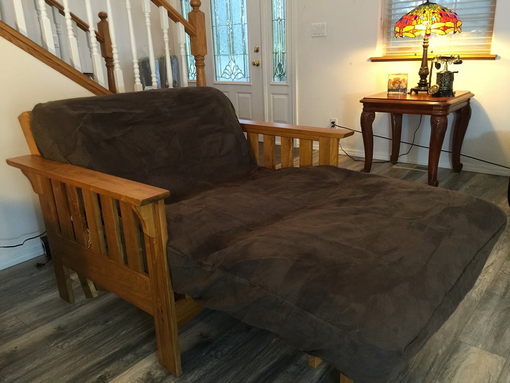 OctoRose Twin Size 39x75x8inch 3 Side Zipper Classic Soft Micro Suede