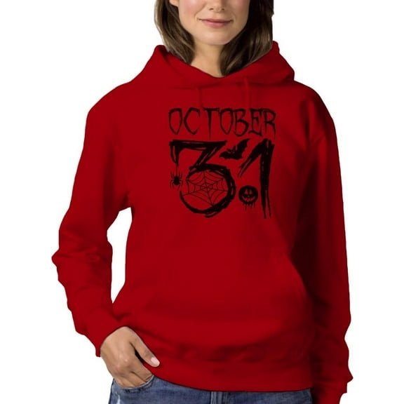 October 31. Halloween Hoodie Women -Image by Shutterstock, Female Medium