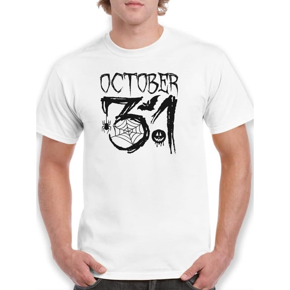 October 31. Halloween T-Shirt Men -Image by Shutterstock, Male Small