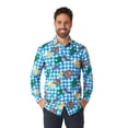 thumbnail image 1 of Suitmeister Men's Shirts October Check Blue - XXL Multicolor, 1 of 6