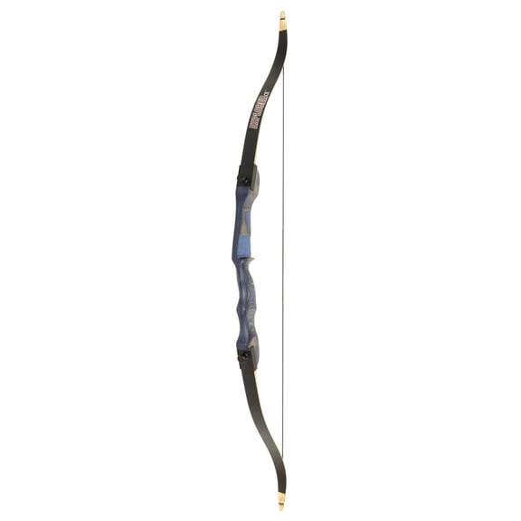 October Mountain Explorer CE Recurve Bow Blue 54 in. 28 lbs. LH